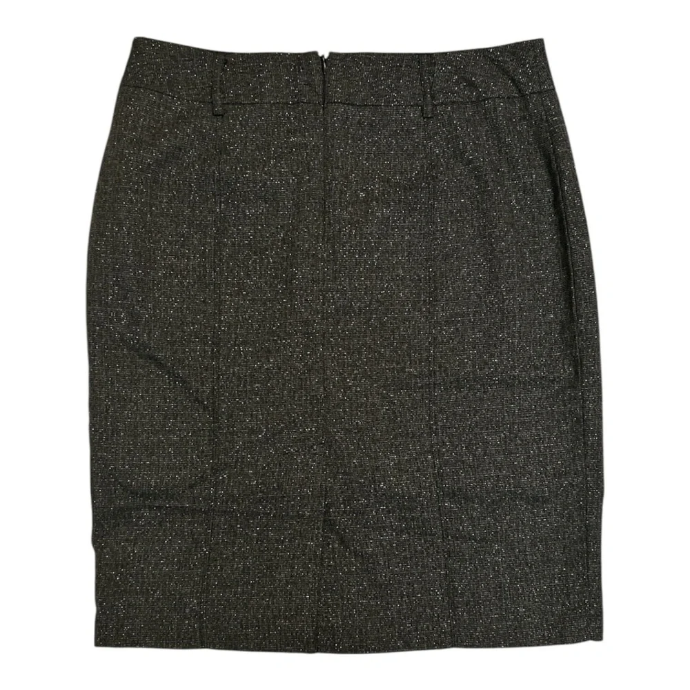 Roz & Ali Gray Sparkle Pencil Workwear Skirt Sz 8 - Picture 3 of 5